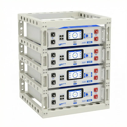 WattCycle 48V 100Ah LiFePO4 Server Rack Battery V2.5