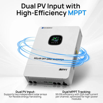 Eco-Worthy 10kW Off-Grid Solar Power System ECO-LFP4831400