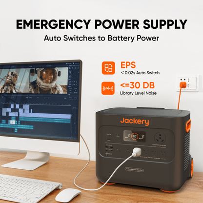 Jackery Explorer 2000 Plus 6kWh Solar Generator Kit