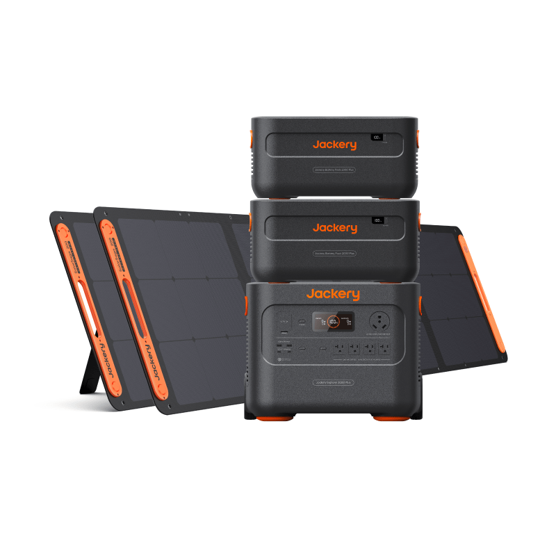 Jackery Explorer 2000 Plus 6kWh Solar Generator Kit