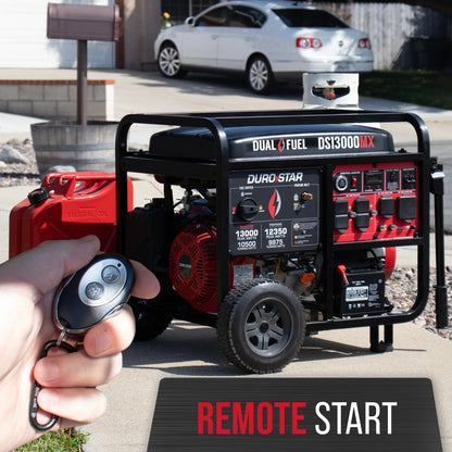 DuroStar DS13000MX 13000W Dual Fuel Portable Generator